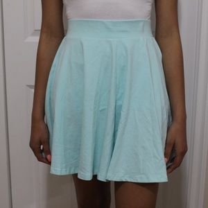 Mint colored Skater skirt